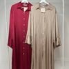 Abaya satinée