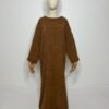 Abaya velours côtelé