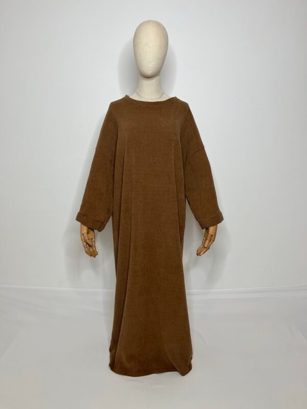 F4E8651E-87DD-4D64-B608-CB3E64F9BD40 Abaya velours côtelé